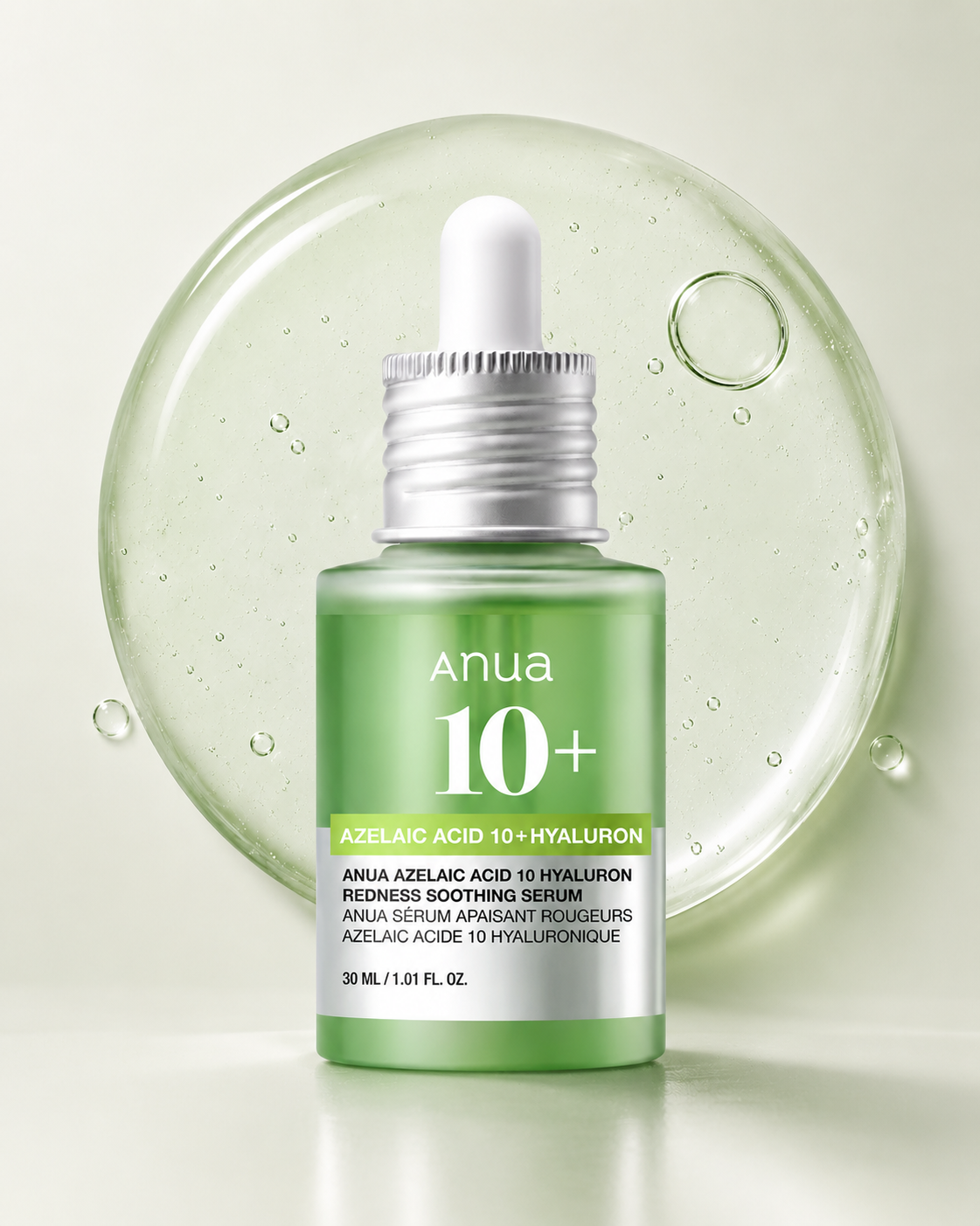 ANUA Azelaic Acid 10 Hyaluron: Redness Soothing Serum, 30ml