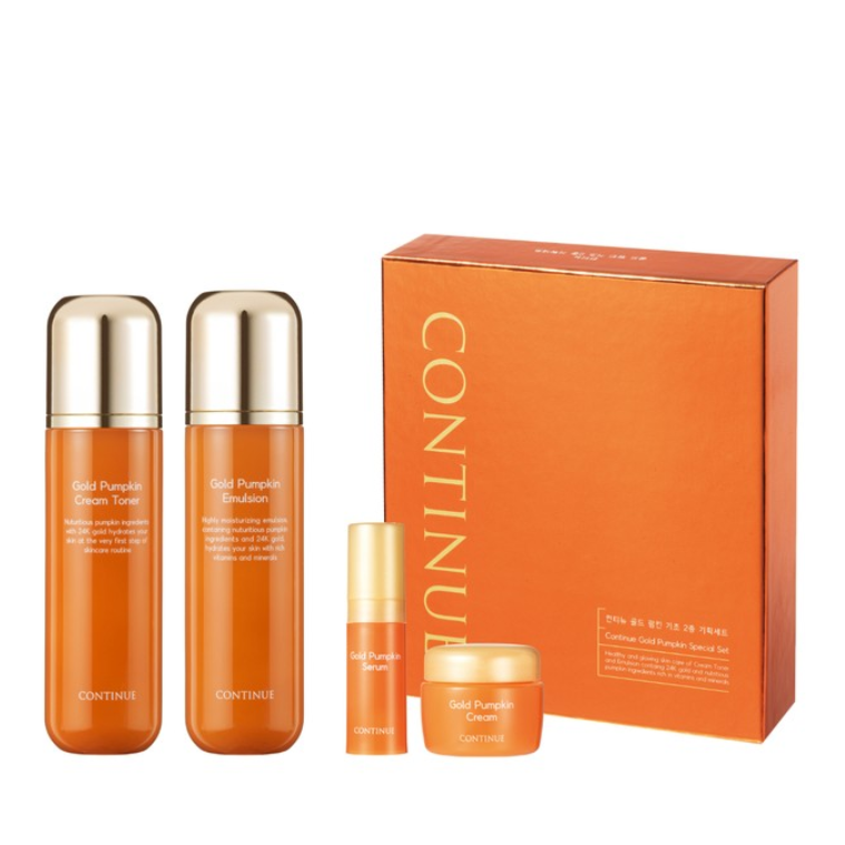 50% OFF | Continue Gold Pumpkin Skincare Set