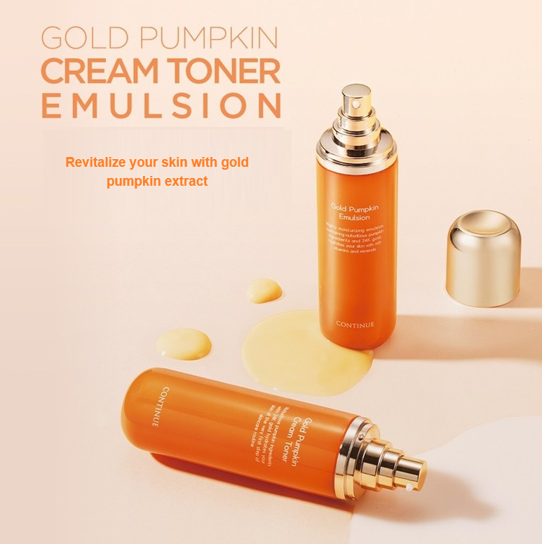 50% OFF | Continue Gold Pumpkin Skincare Set