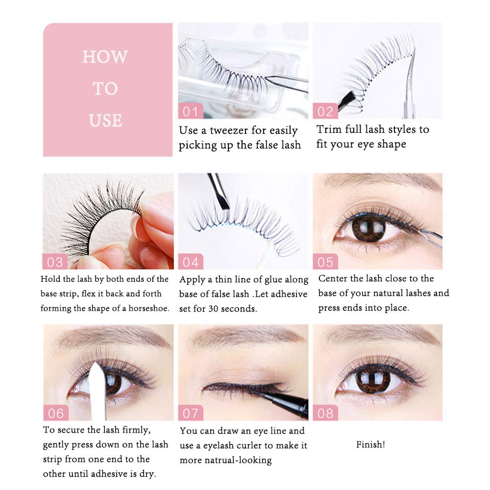 Darkness False Eyelashes K-MA 2 (Pack of 10)