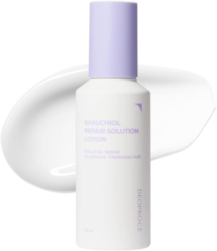 DEOPROCE Bakuchiol Repair Solution Lotion, Facial Emulsion, moisturizer, 150ml