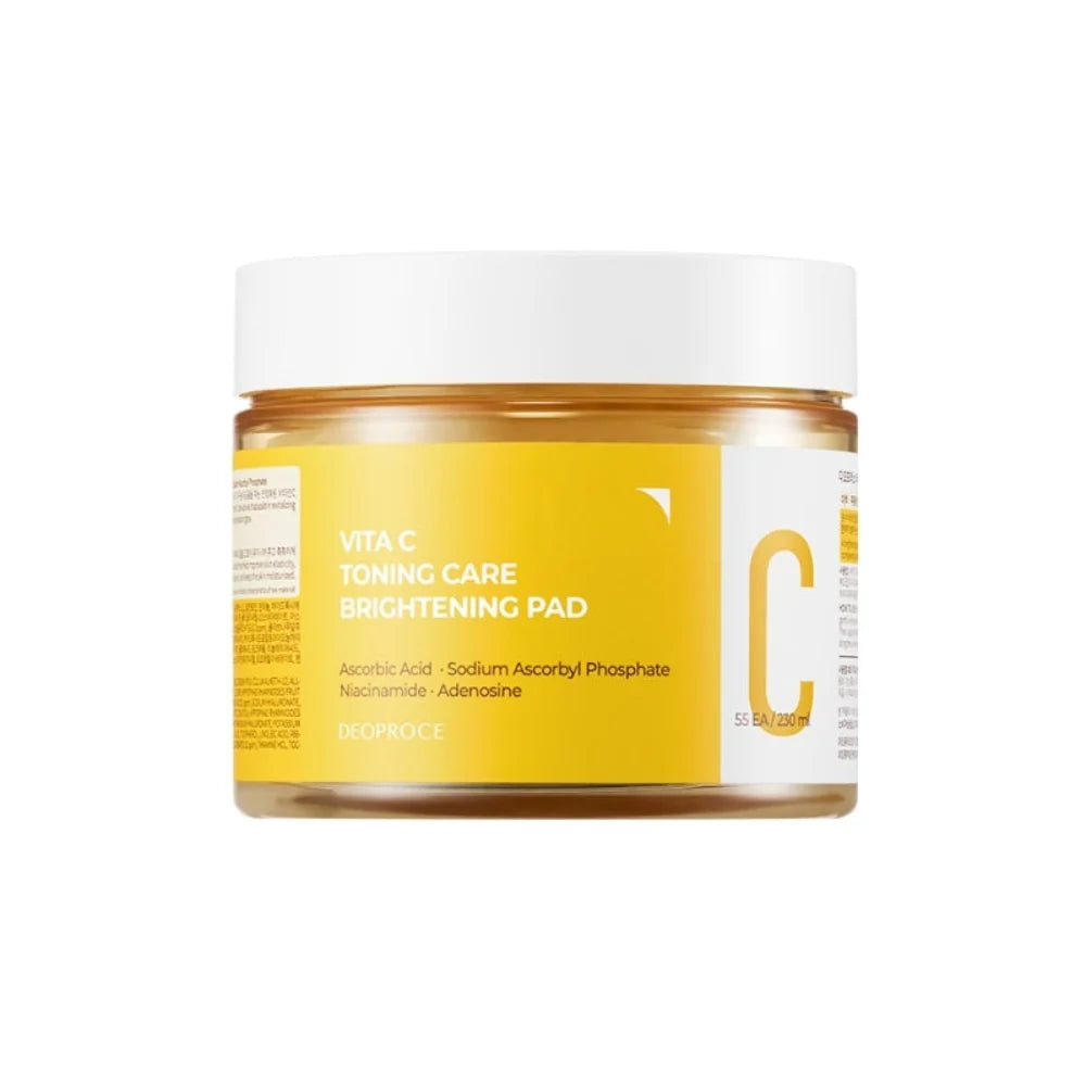 Deoproce Vita C Toning Care Brightening Pads, 55pads