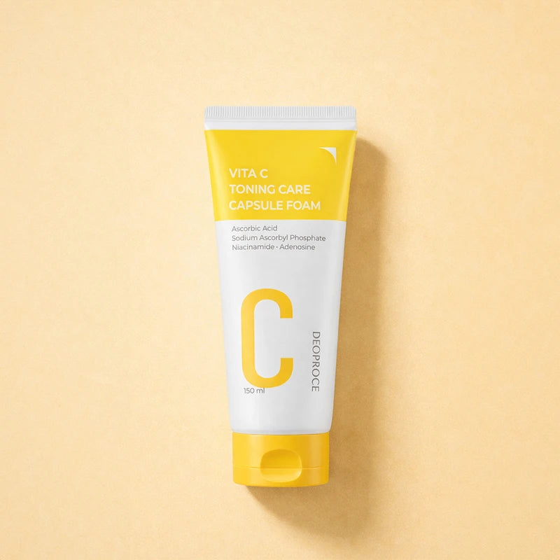 Deoproce Vita C Toning Care Capsule Foam, 150ml