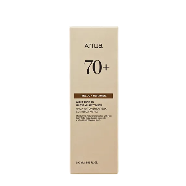 Anua Rice 70 Glow Milky Toner 250ml, 8.45fl oz.