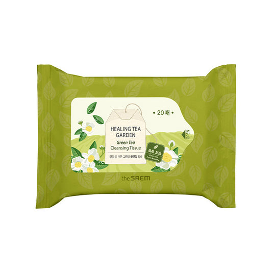 10% OFF l Healing Tea Garden Cleansing Tissue - Green Tea