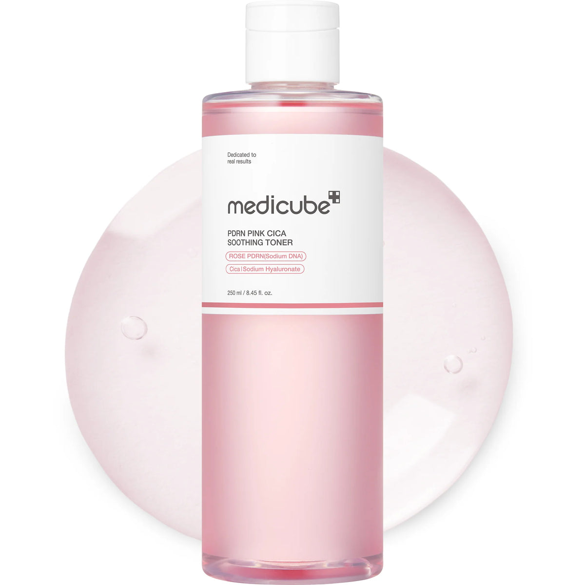 MEDICUBE - PDRN PINK CICA PEPTIDE SOOTHING TONER, 250ml
