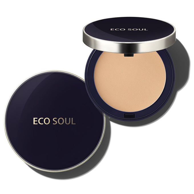Eco Soul Perfect Cover Pact, SPF27, PA++ (2 Colors)