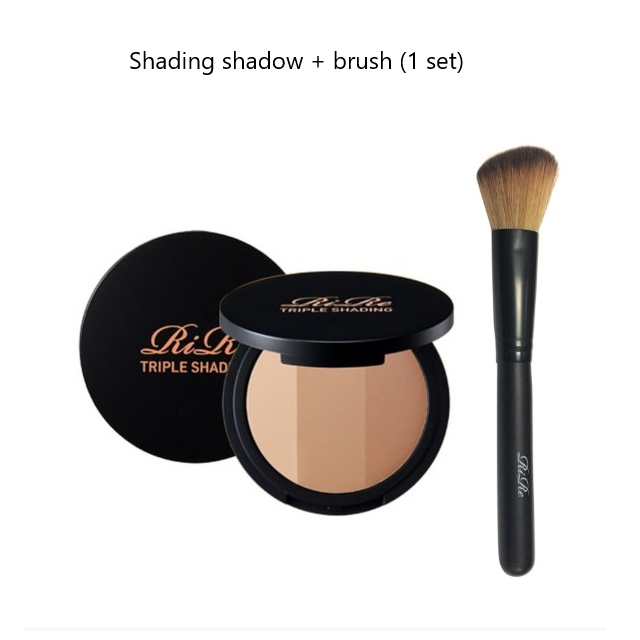 42% OFF | RIRE Triple Contour palette with Brush Set