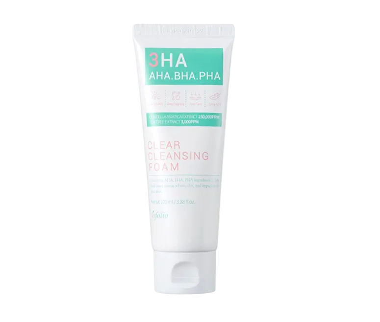 Esfolio 3HA Cica Mildly Acidic Cleansing Foam, 100g