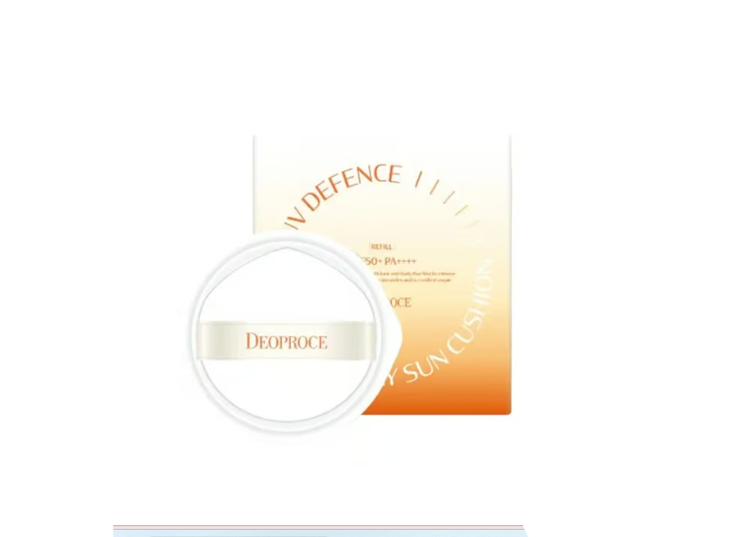 Deoproce UV DEFENCE ALL DAY SUN CUSHION (SPF50+ PA++++), 25g (+Refill 25g)