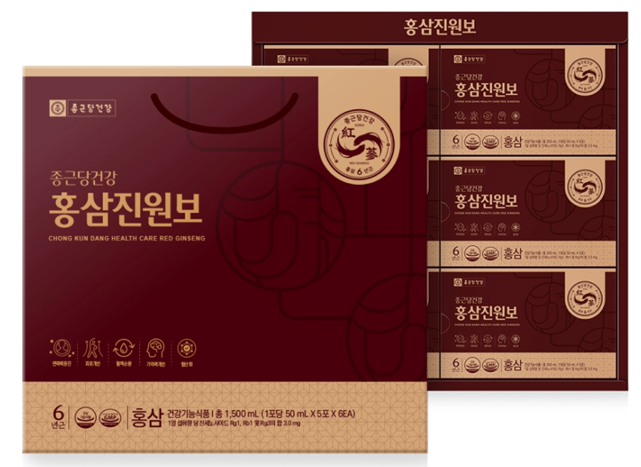 *BUNDLE DEAL* Red Ginseng JinWonBo 30 packets X 4 Box