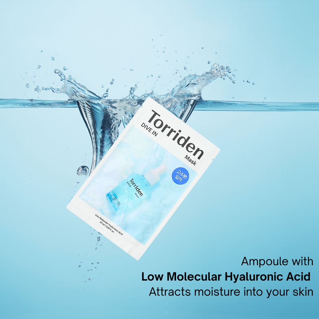 15% OFF l DIVE IN Low Hyaluronic Acid Mask Sheet, 1 sheets (0.91 fl. oz.)