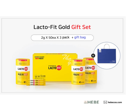 26% OFF | Lacto-Fit Gold Gift Set (3 packs) | Free Sample | Korean Probiotics