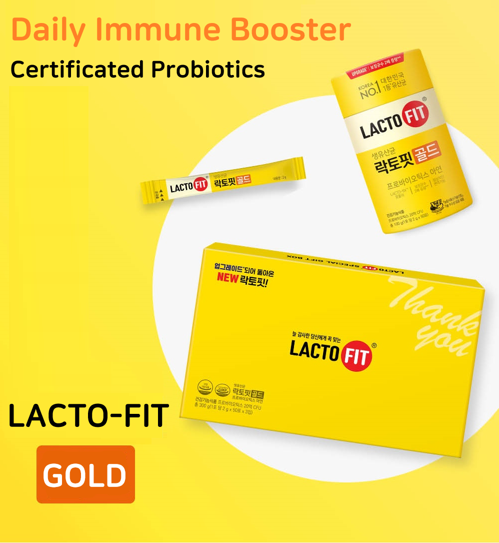 26% OFF | Lacto-Fit Gold Gift Set (3 packs) | Free Sample | Korean Probiotics