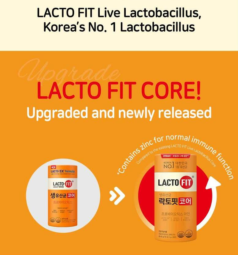 40% OFF I Lacto-Fit Core (60ea) X 4 box (8 month supply)