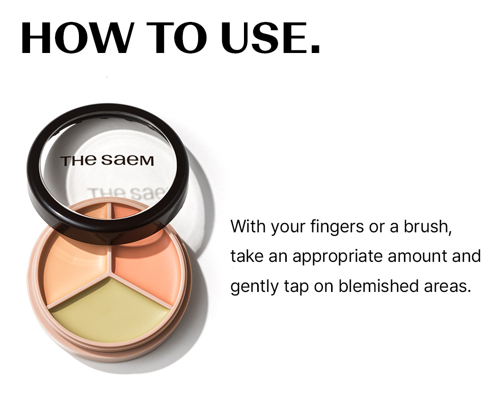 10% OFF | the Saem Triple Pot Concealer 03. Correct Up Beige