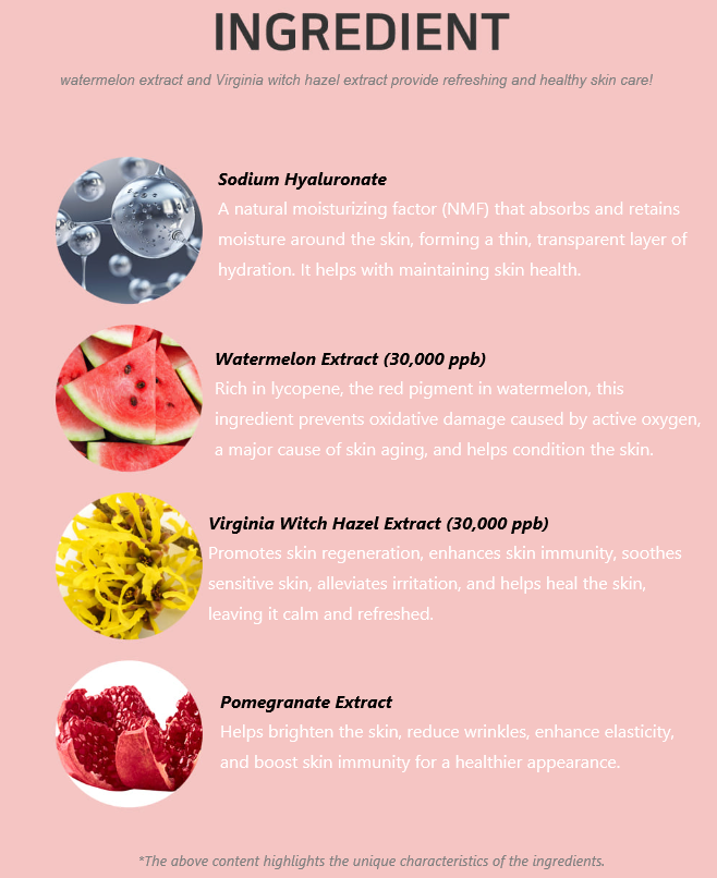 Esfolio Watermelon & Witch Hazel Essence Mask (10 Sheets)