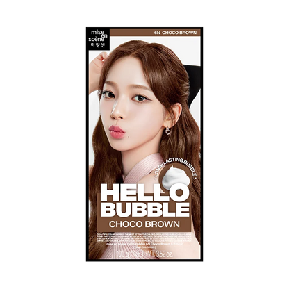 Hello Bubble - 6N Choco Brown, 1 pack (100g)