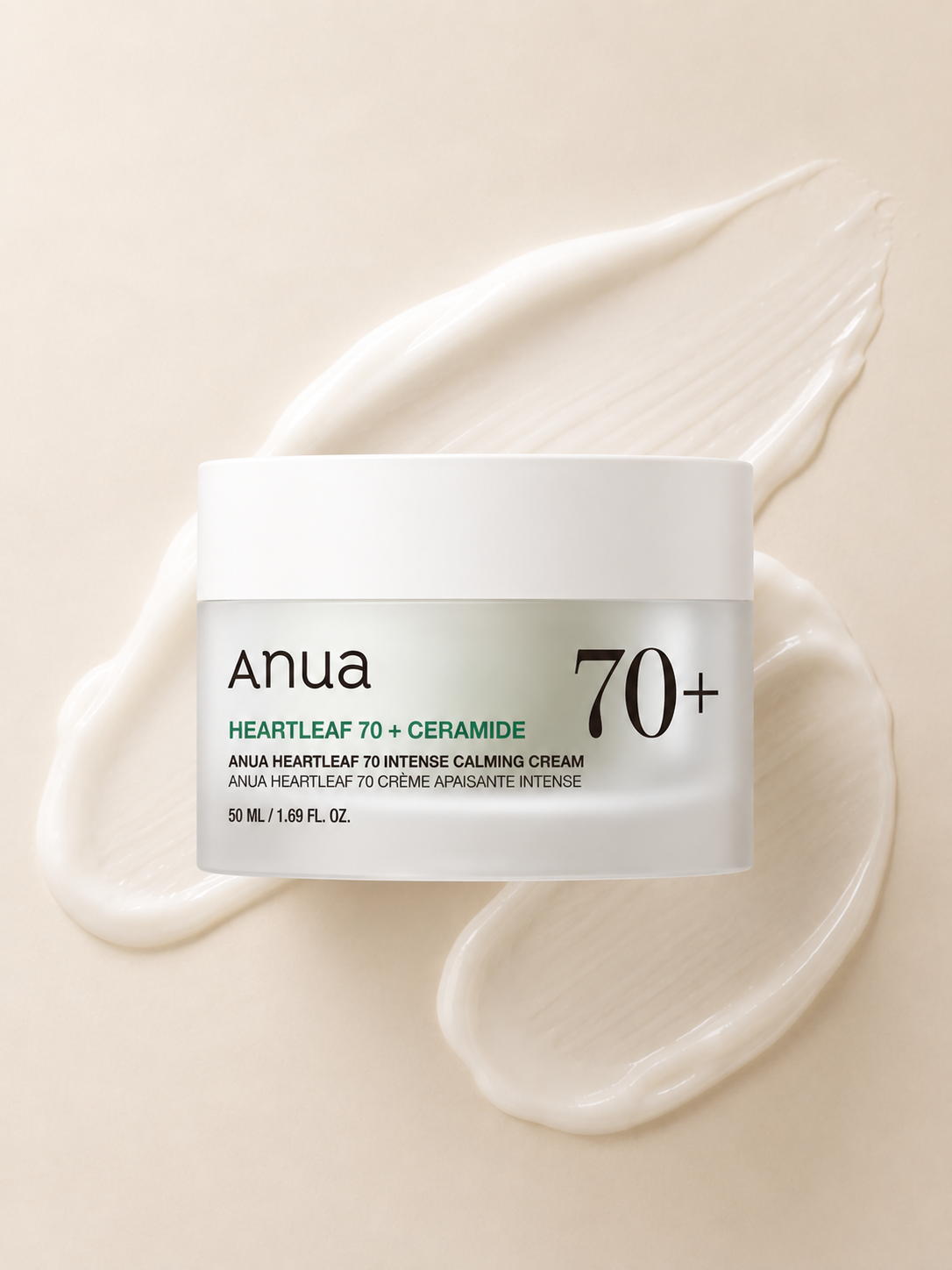 ANUA Heartleaf 70% Intense Calming Cream, 50ml