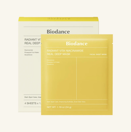 Radiant Vita Niacinamide Mask Pack, 34g (4sheets)