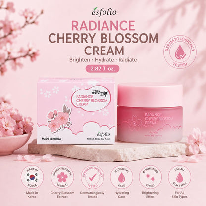 Esfolio Radiance Cherry Blossom Cream, 2.83 Oz