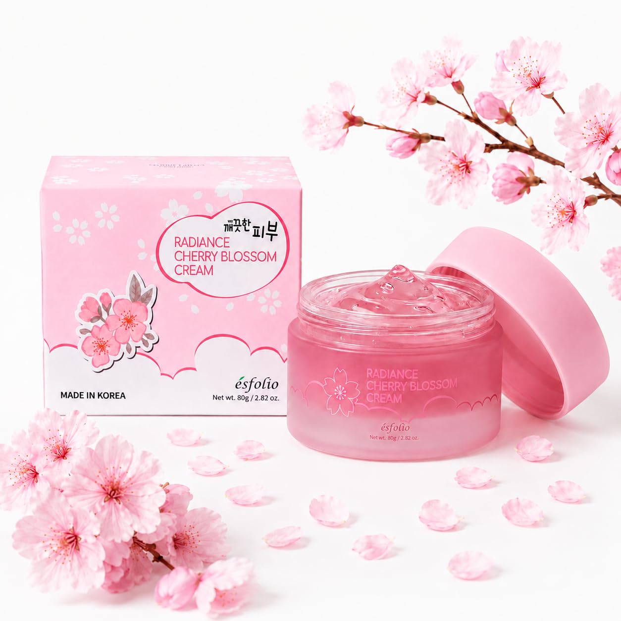 Esfolio Radiance Cherry Blossom Cream, 2.83 Oz