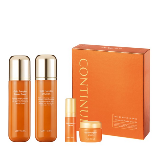 Continue Gold Pumpkin Skincare Set