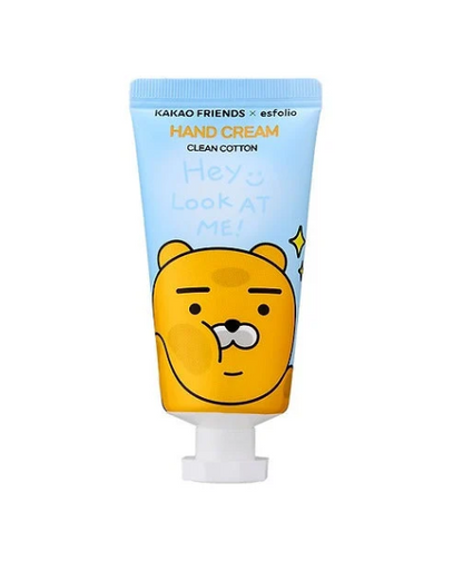 [KAKAO FRIENDS X ESFOLIO] Hand Cream - Clean Cotton, 30ml
