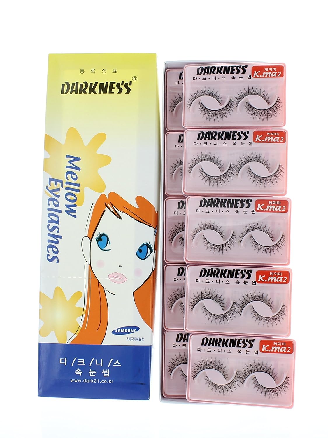 Darkness False Eyelashes K-MA 2 (Pack of 10)