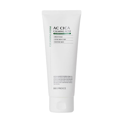 DEOPROCE AC Cica Calming Acne Cleansing Foam, 150 ml