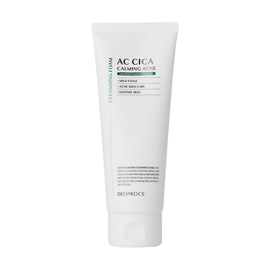 DEOPROCE AC Cica Calming Acne Cleansing Foam, 150 ml