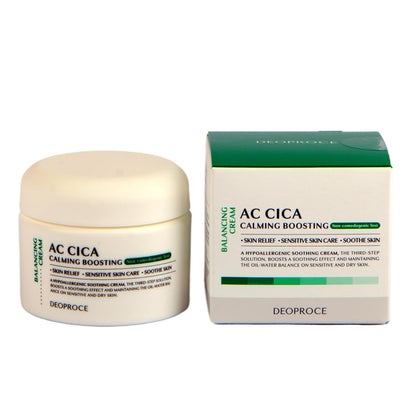 DEOPROCE AC Cica Calming Boosting Balancing Cream, 50 g