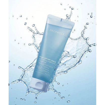 DEOPROCE Hyaluronic Aqua Ampoule Cleanser, 150g