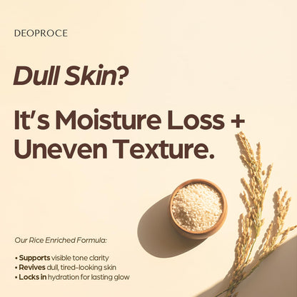 DEOPROCE Rice Enriched Soft Cleansing Gel, 200ml (6.76oz)