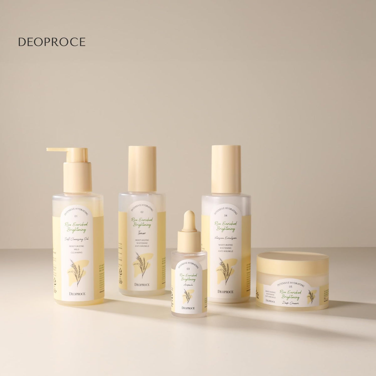 DEOPROCE Rice Enriched Soft Cleansing Gel, 200ml (6.76oz)