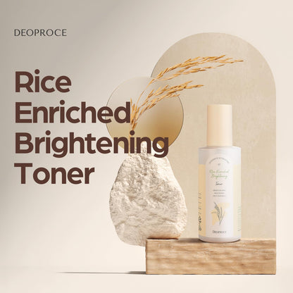DEOPROCE Rice Enriched Brightening Toner, 200ml