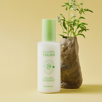 Deoproce Real Fresh Vegan Relief Lotion, 200ml