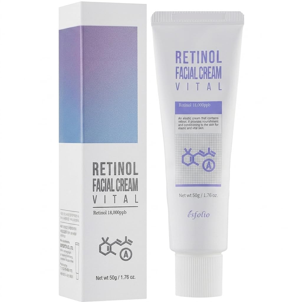 Esfolio - Retinol Vital Facial Cream, 1.76 Fl.oz
