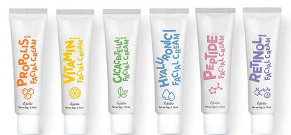 Esfolio Facial Creams, 50g (VITAMIN, CICA CENTELLA, HYALURONIC ACID, PEPTIDE ENERGY, RETINOL VITAL, PROPOLIS)