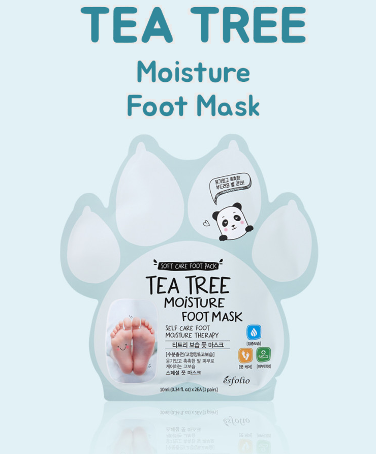 20% OFF | Tea Tree Moisture Foot Mask (5 Sheets)