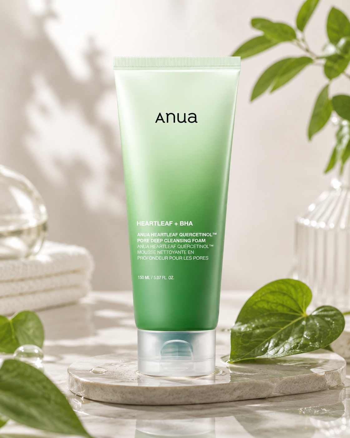 ANUA Heartleaf Quercetinol Pore Deep Cleansing Foam, 150ml