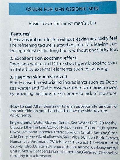 48% OFF | Ossion Skin Toner, Ossionic Skin For Men, 140ml