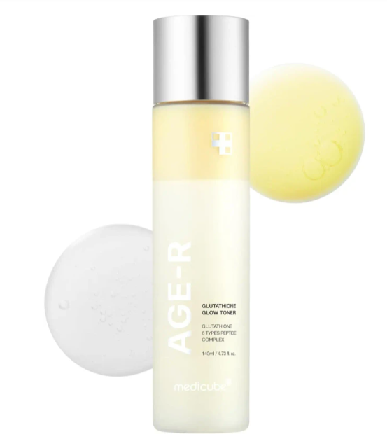 MEDICUBE - AGE-R GLUTATHIONE GLOW MILKY TONER, 140ml