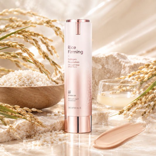 Deoproce Rice Firming Collagen Foundation, 50g - No.23 Natural Beige