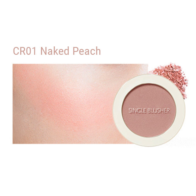 Saemmul Single Blusher CR01. Naked Peach