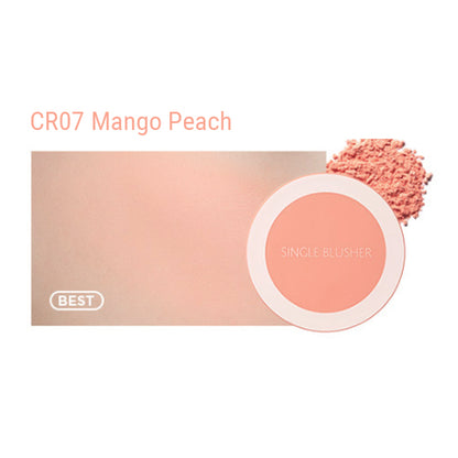 Saemmul Single Blusher CR07. Mango Peach