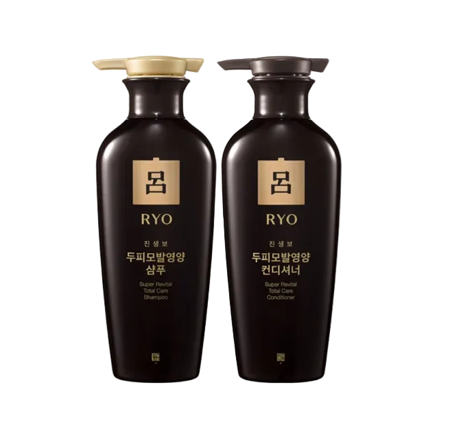 RYO - Ginsengbo Scalp & Hair Nourishing Shampoo & Conditioner Set, 400ml each