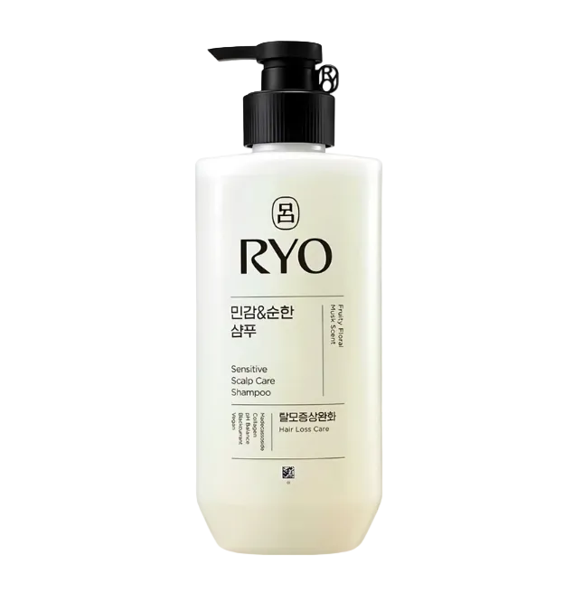 RYO - Sensitive and Mild Hair Loss Symptom Relief Shampoo, 480ml, 1pc