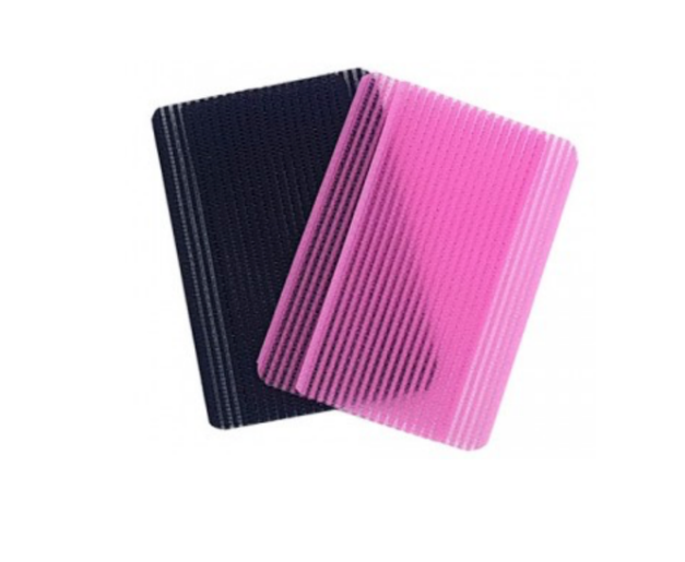 Hair Styling Pad (Square, Black 2P & Pink 2P)