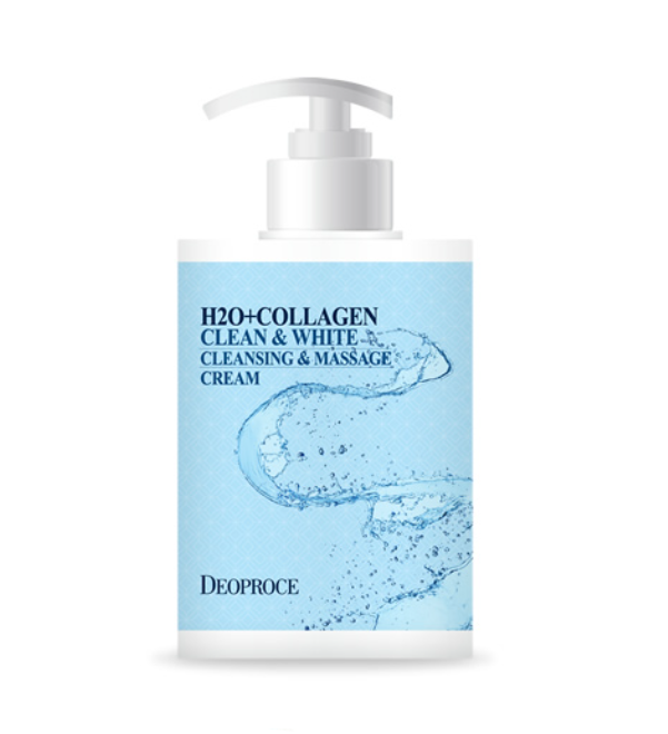 DEOPROCE - H2O+Collagen Cleansing & Massage Cream, 430ml